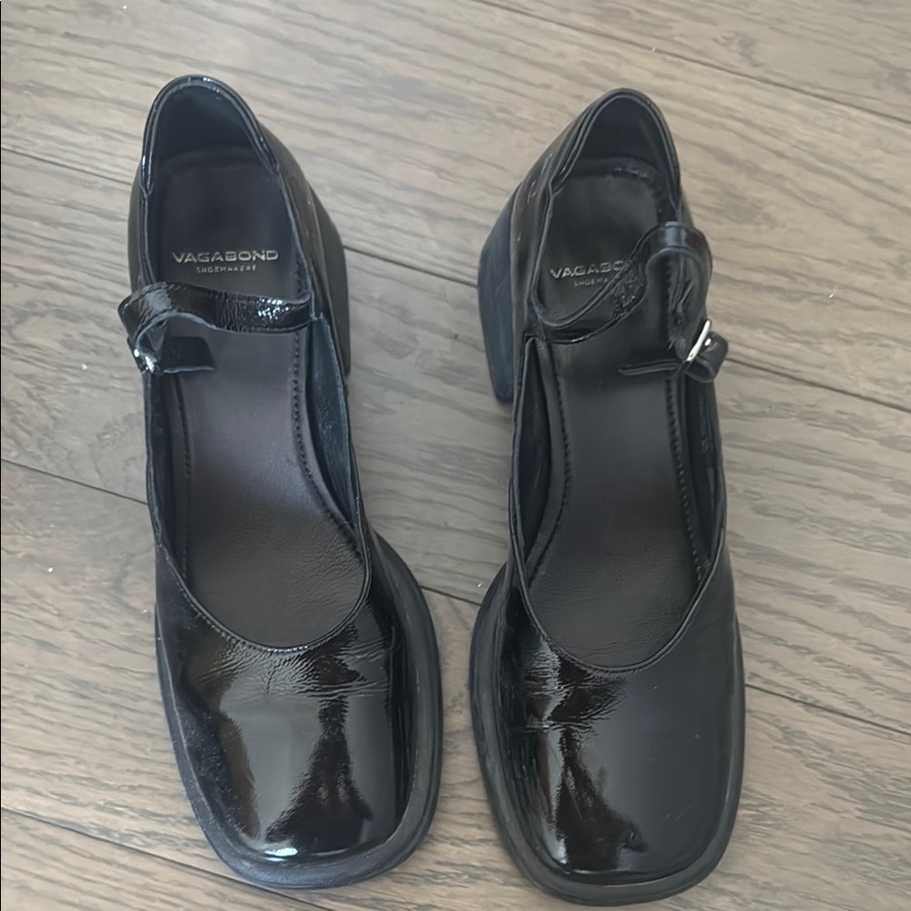 Vagabond Women's Black Mary Jane Shoes